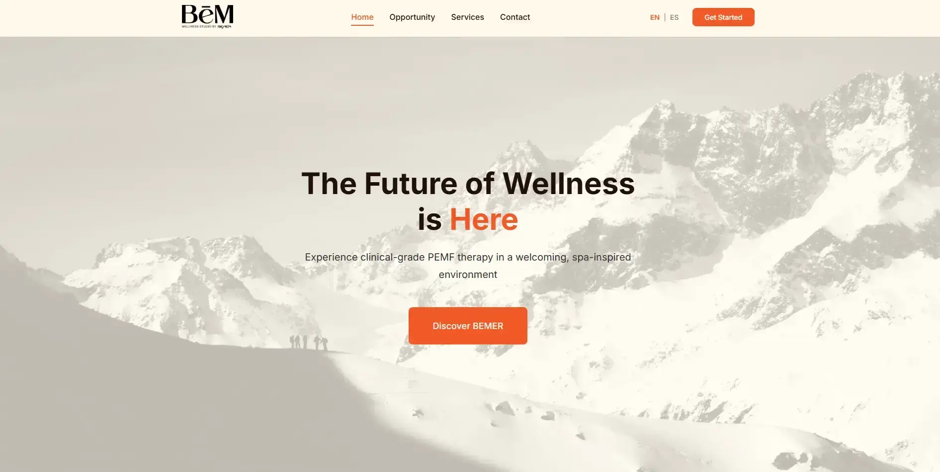 Bemer Wellness Studio website