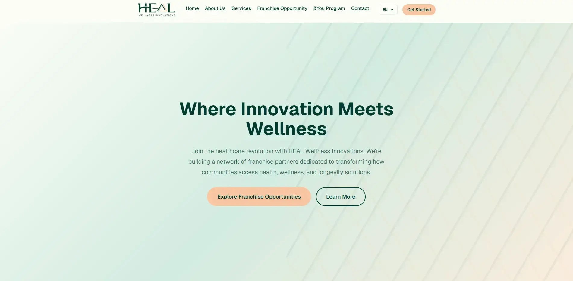 Heal Wellness Innovations website